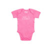 Body bebé rosa algodón orgánico - Guapa sin desperdicio