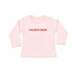Taller de drama - Camiseta manga larga bebé (Powder pink)