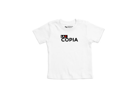 La copia - Camiseta manga corta bebé (blanco)